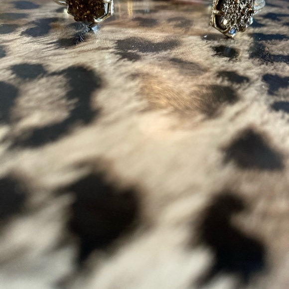 Kendra Scott Gold Drusy Cuff Bracelet GUC - Picture 4 of 7